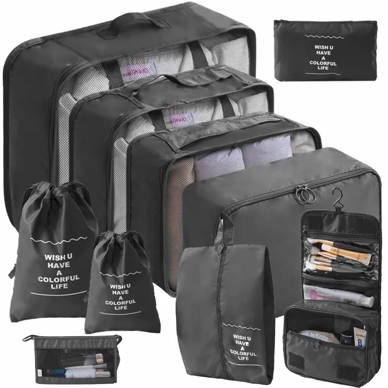 BuzHome 7-Pcs Travel Organizer Set
