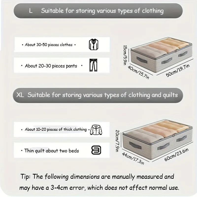BuzHome™ Under-Bed Storage Box - Foldable