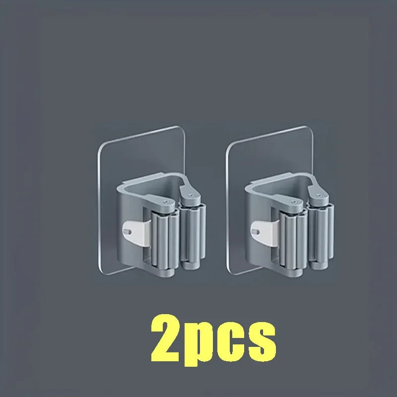 BuzHome™ Mop & Broom Holder - No Drill