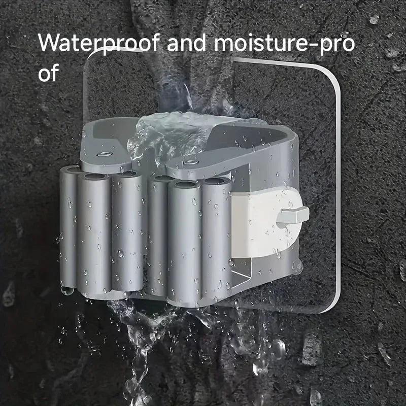 BuzHome™ Mop & Broom Holder - No Drill
