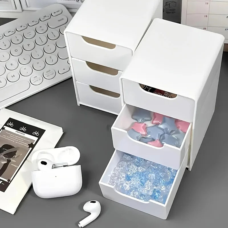 BuzHome 3-Tier Desk Organizer with Drawers
