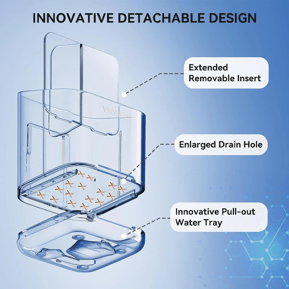 BuzHome™ No-Drill Toothbrush Holder