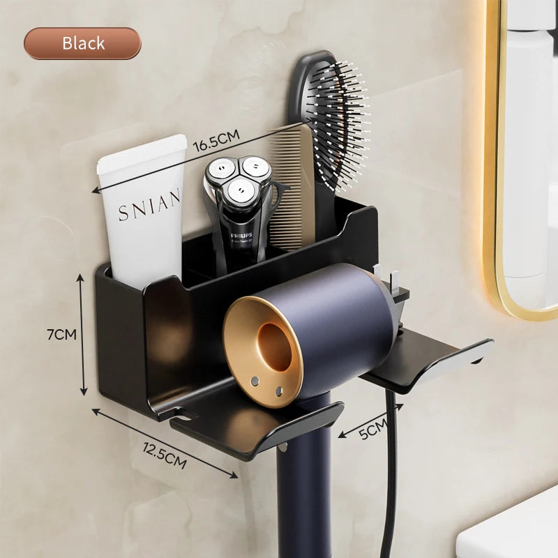BuzHome™ Hair Dryer Holder - Wall Mounted