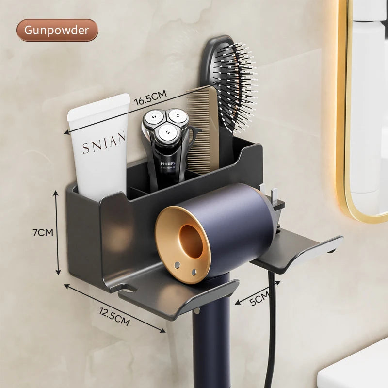 BuzHome™ Hair Dryer Holder - Wall Mounted