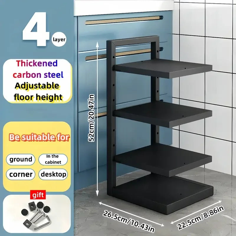 BuzHome™ adjustable Pot Rack Organizer