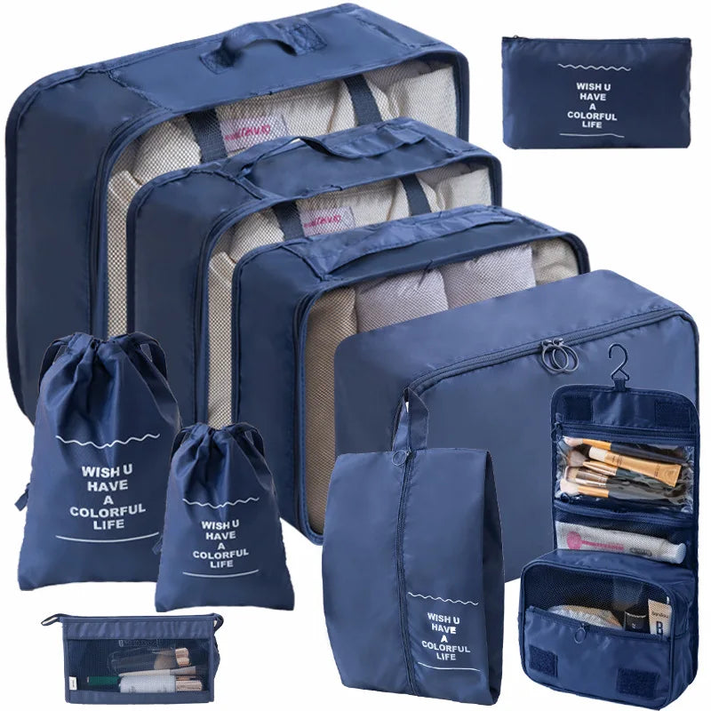 BuzHome 7-Pcs Travel Organizer Set
