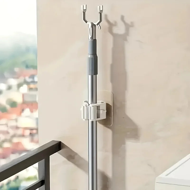 BuzHome™ Mop & Broom Holder - No Drill