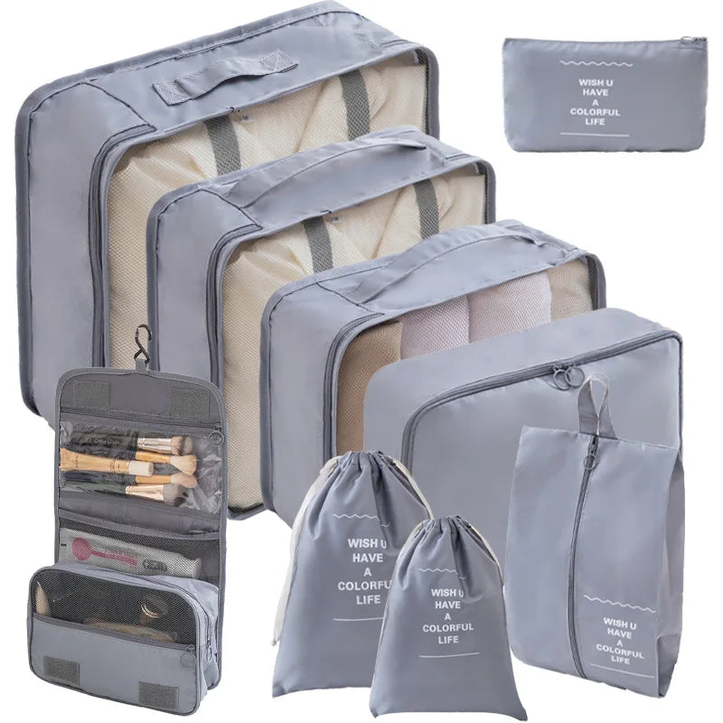 BuzHome 7-Pcs Travel Organizer Set