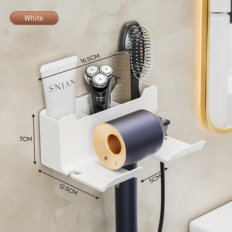 BuzHome™ Hair Dryer Holder - Wall Mounted