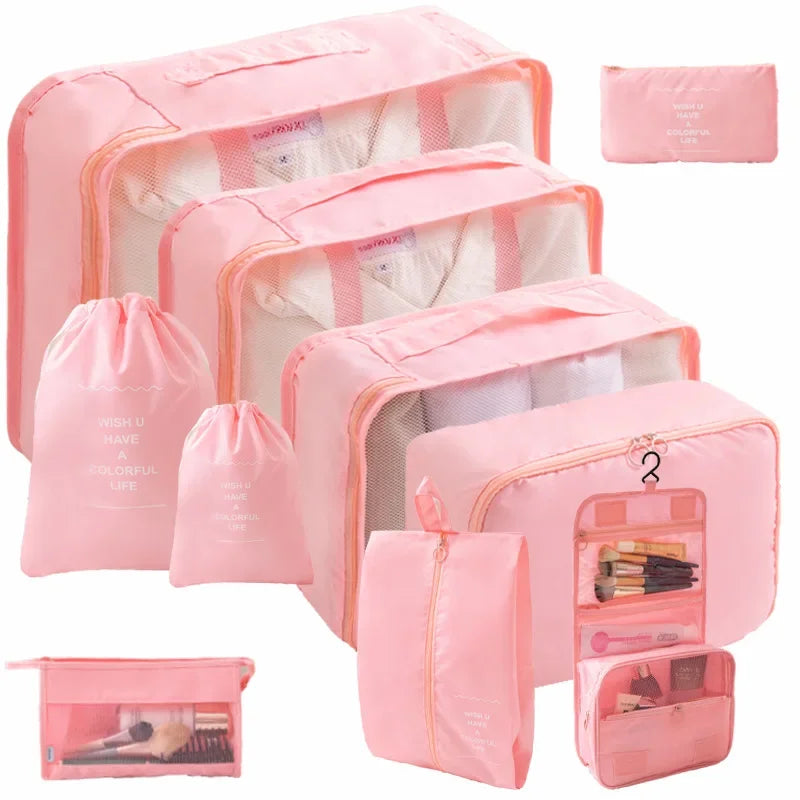 BuzHome 7-Pcs Travel Organizer Set
