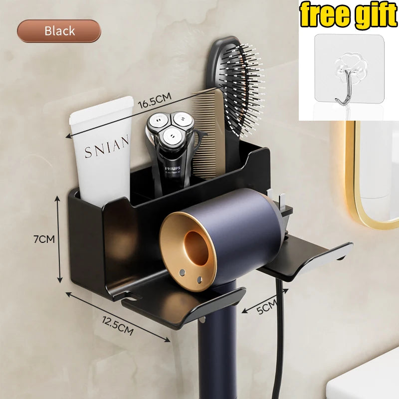 BuzHome™ Hair Dryer Holder - Wall Mounted