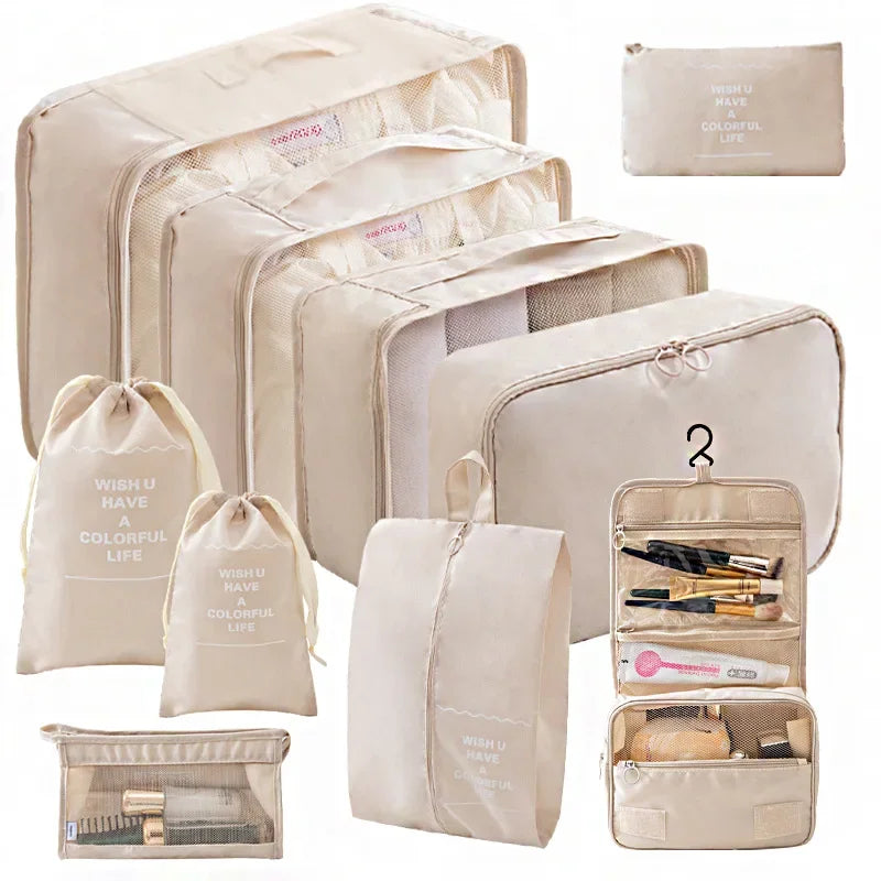 BuzHome 7-Pcs Travel Organizer Set