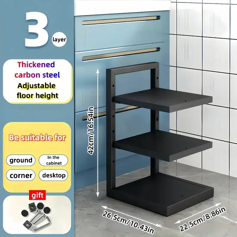 BuzHome™ adjustable Pot Rack Organizer