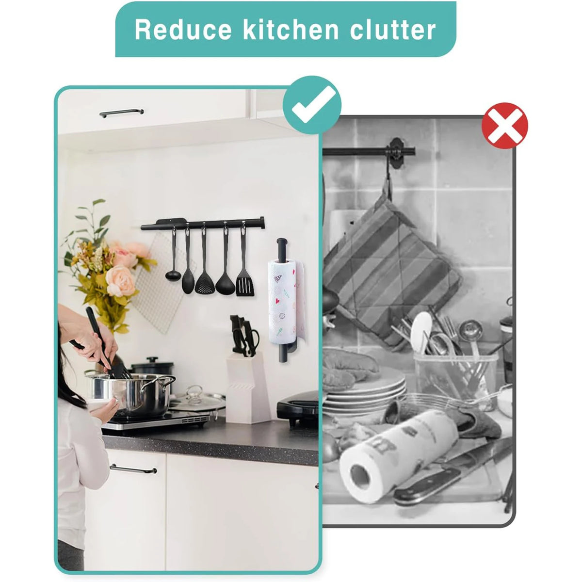 BuzHome™ - Kitchen Tissue Hanger