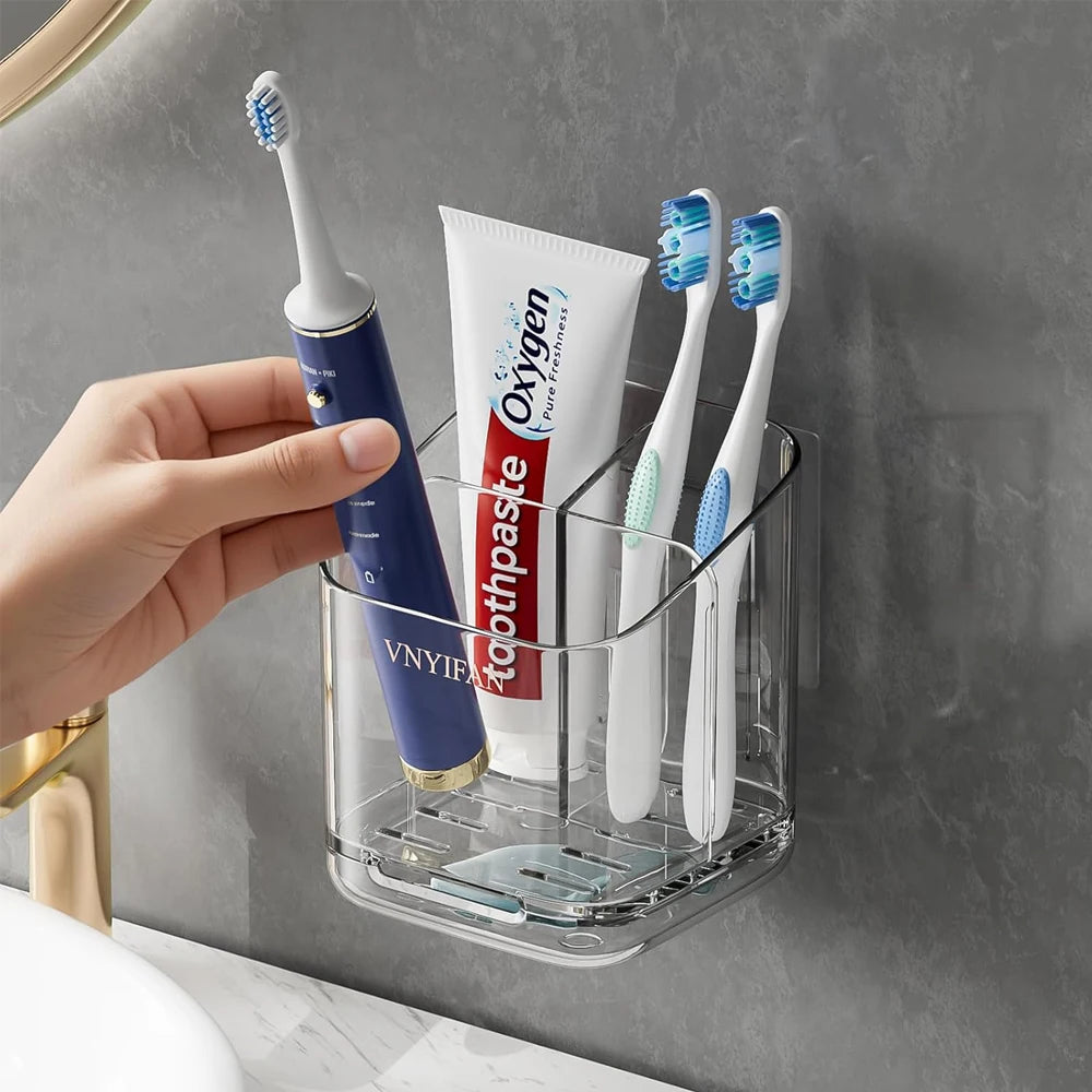 BuzHome™ No-Drill Toothbrush Holder
