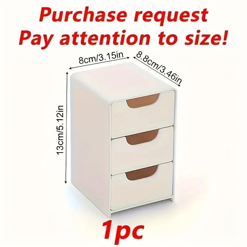 BuzHome 3-Tier Desk Organizer with Drawers