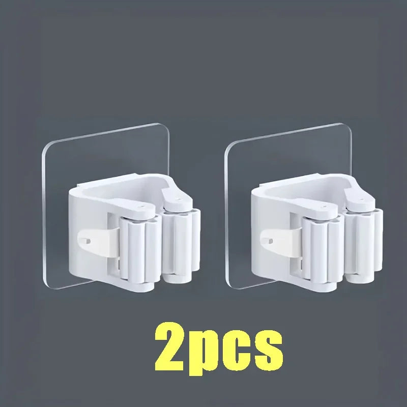 BuzHome™ Mop & Broom Holder - No Drill