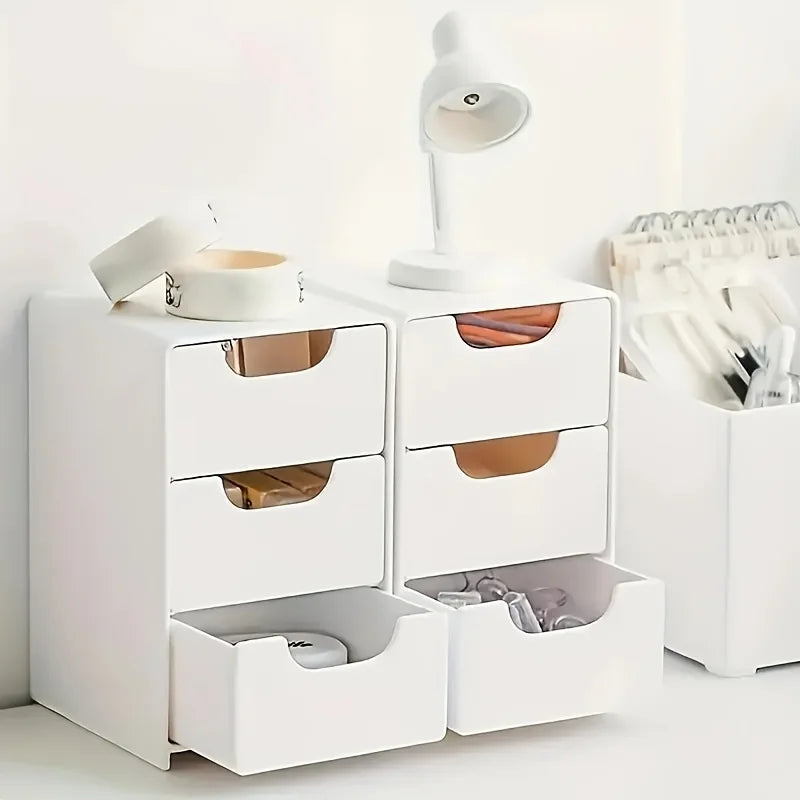 BuzHome 3-Tier Desk Organizer with Drawers