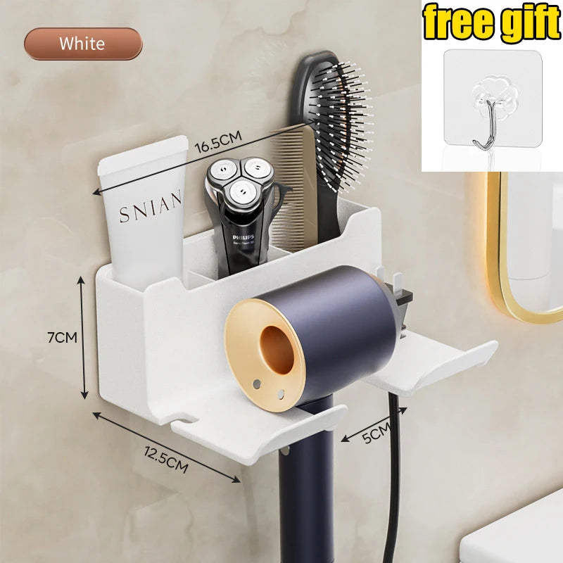 BuzHome™ Hair Dryer Holder - Wall Mounted